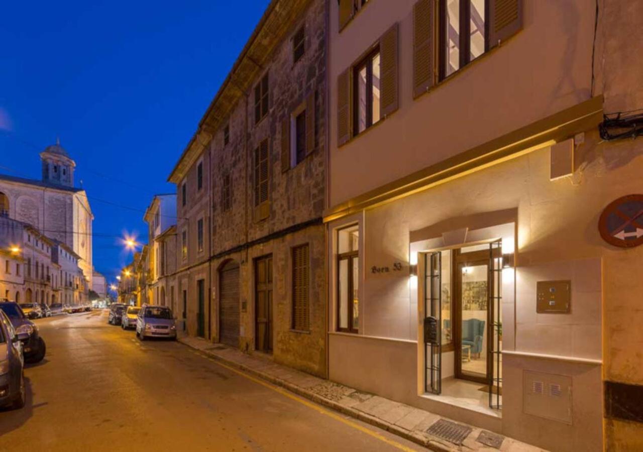 リュックマヨール Boutique Hostal "Born53" Im Stadtkern Von Llucmajor, Mallorcaアパートホテル エクステリア 写真